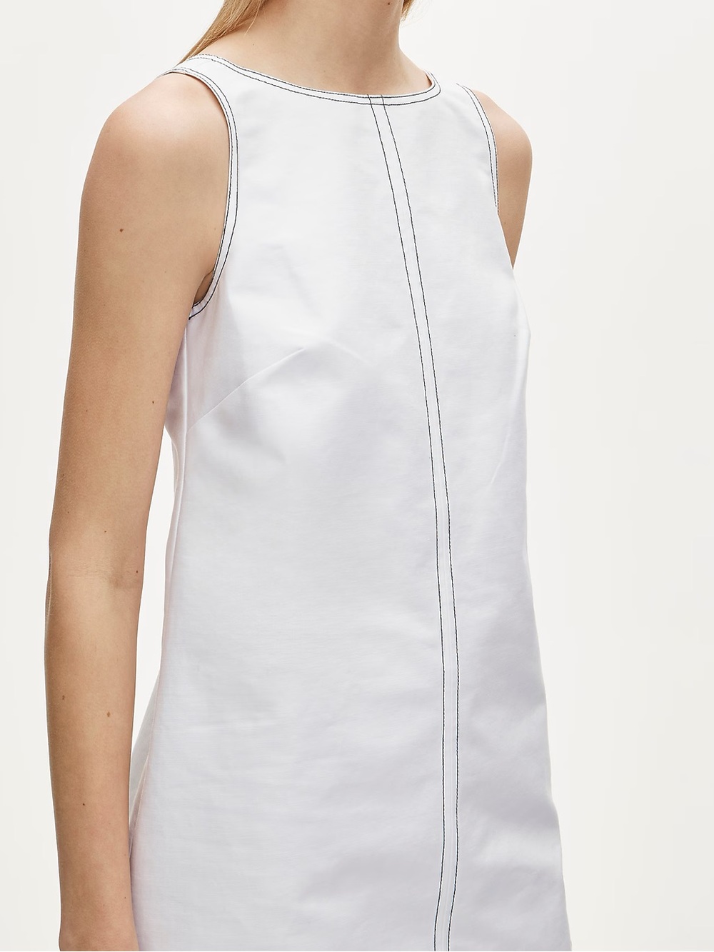NWT White J.Crew Billie dress Tall Small